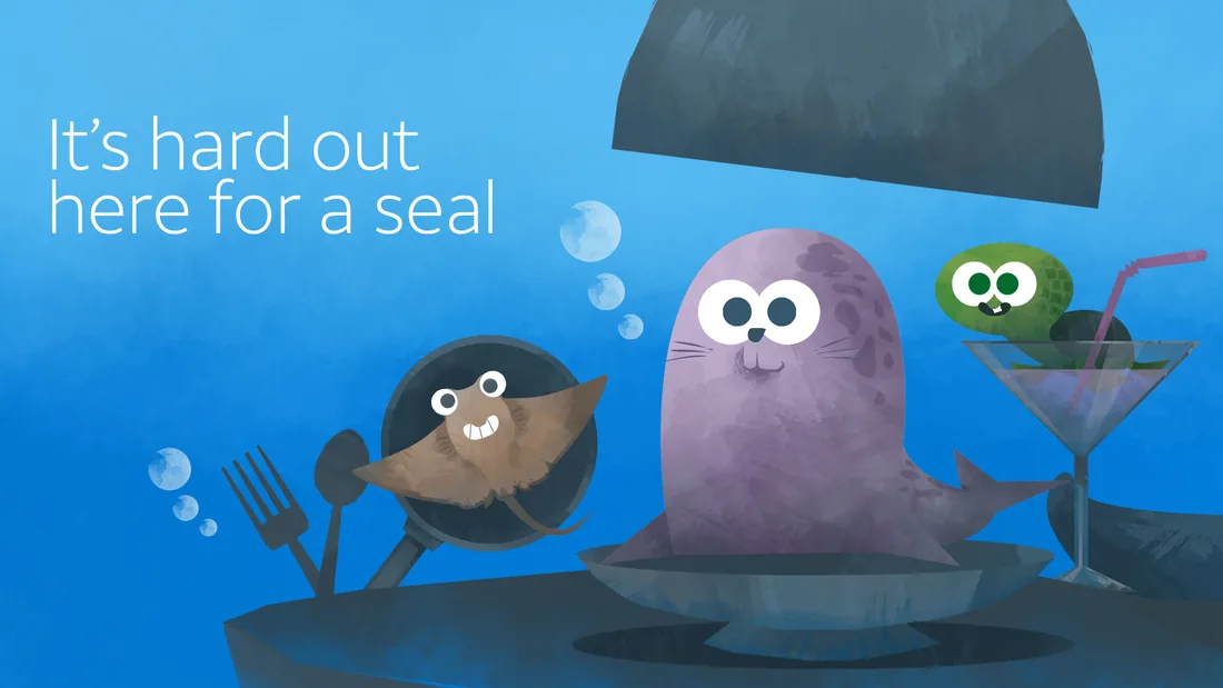 AT&T Shark Week illustration
