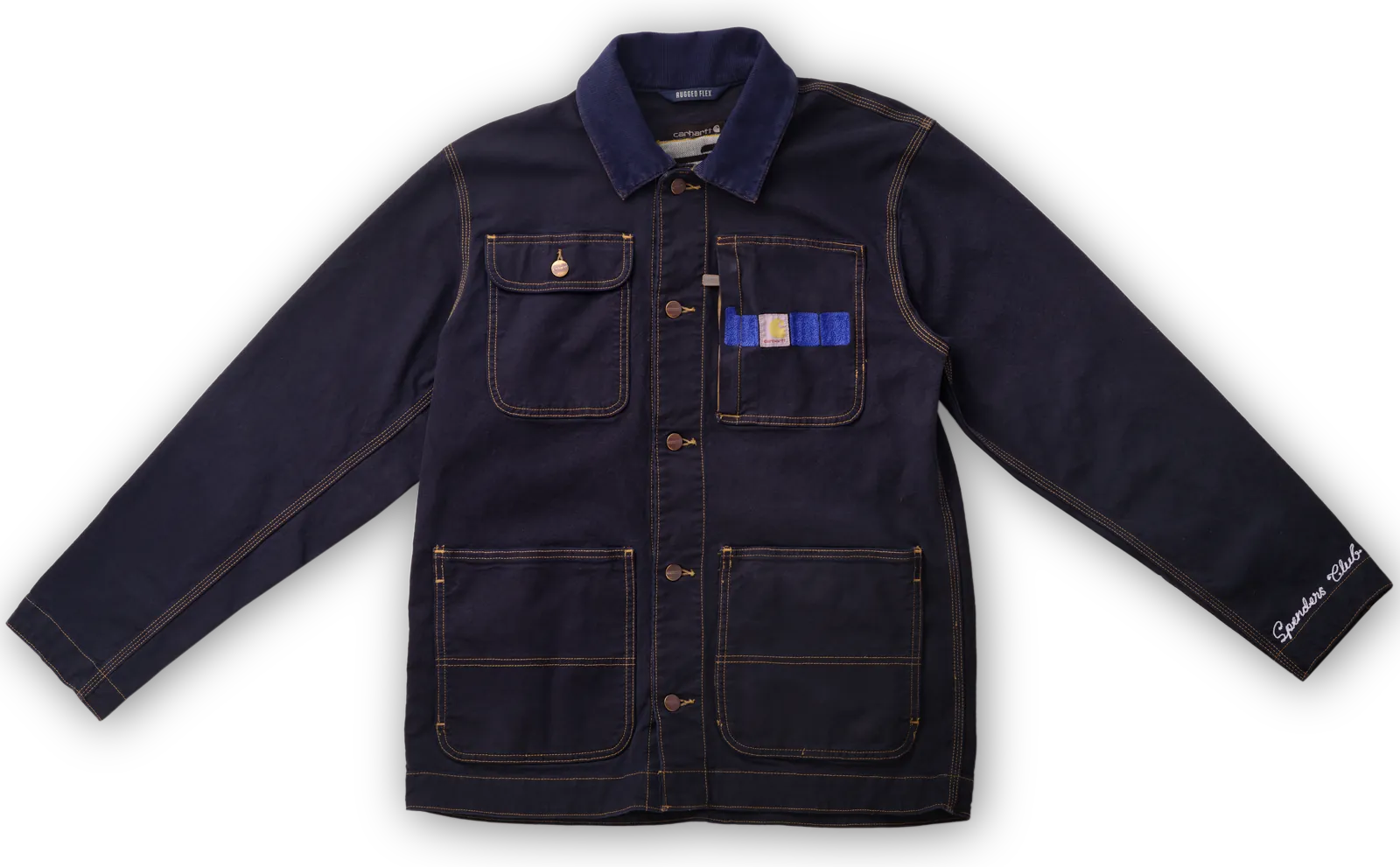 Base × Carhartt denim chore coat