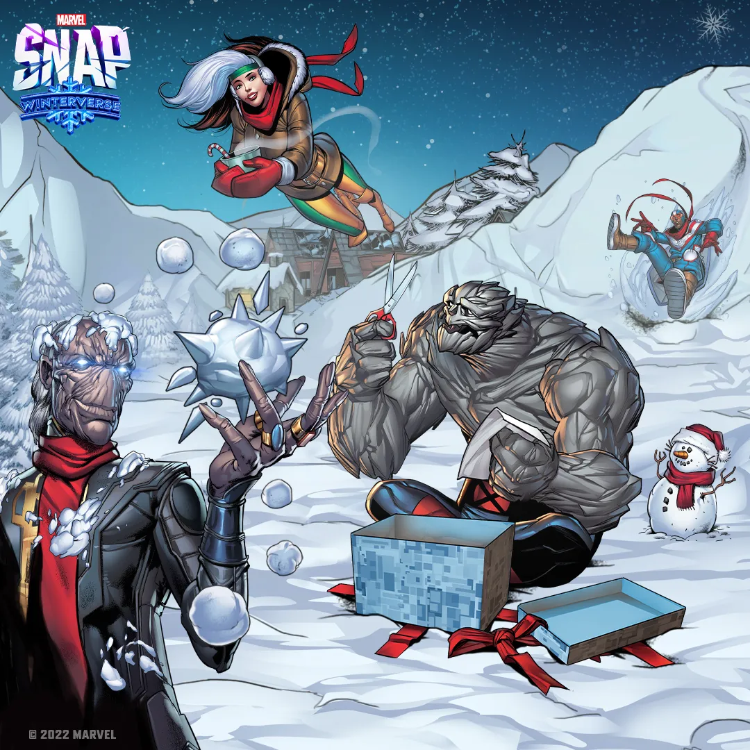 Marvel Snap Winterverse key art